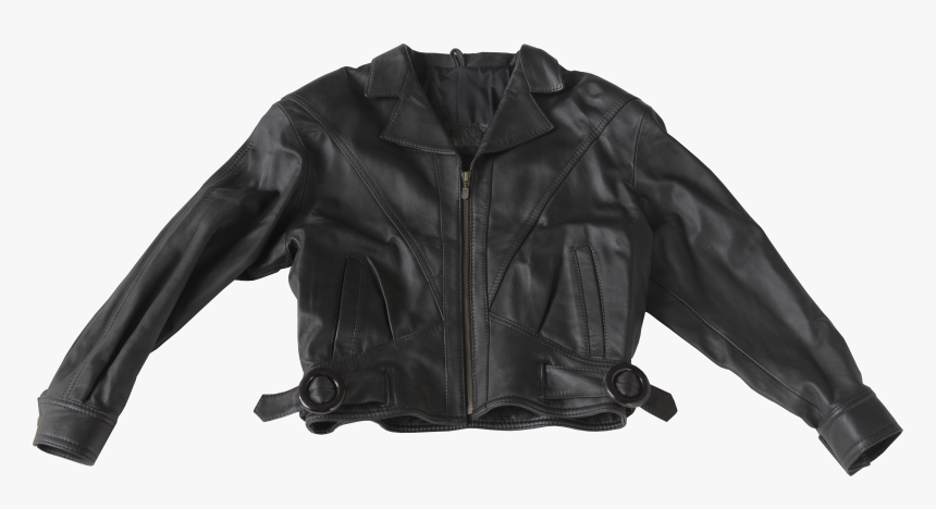 Black Leather Jacket Png Free Download - Leather Jacket Png, Transparent Png