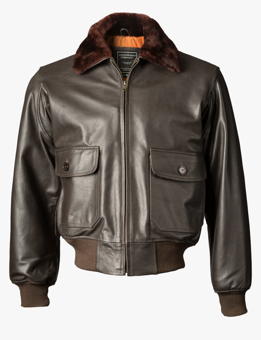 Fur Lined Leather Jacket Png Photo - Military Leather Jackets, Transparent Png