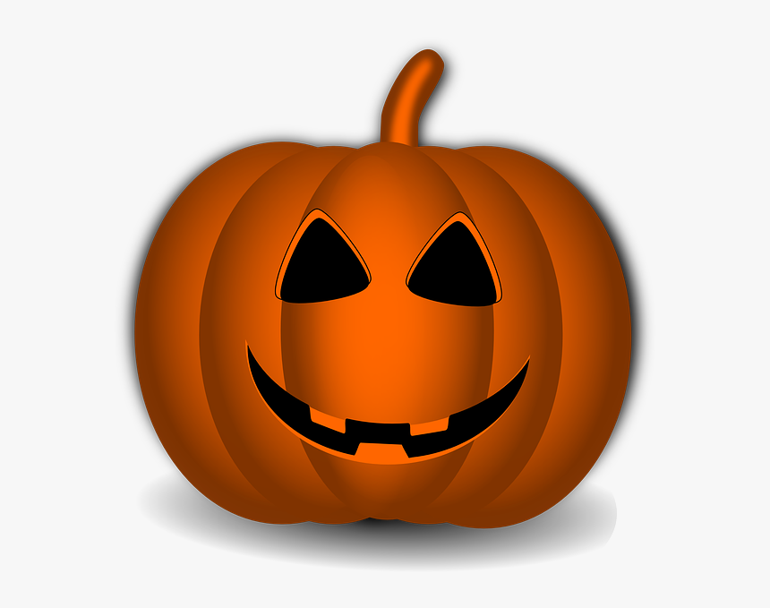 Happy Pumpkin Clip Art At Clker - Happy Halloween Pumpkin Face, HD Png Download