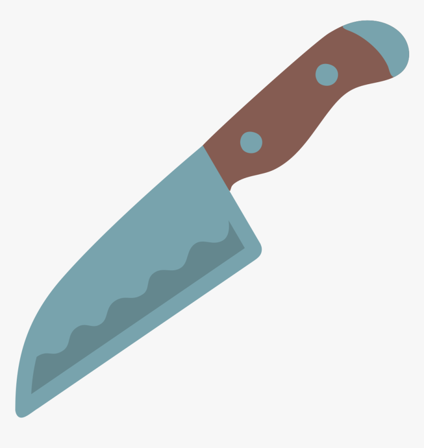Transparent Knife Emoji Png - Kitchen Knife Emoji Png, Png Download