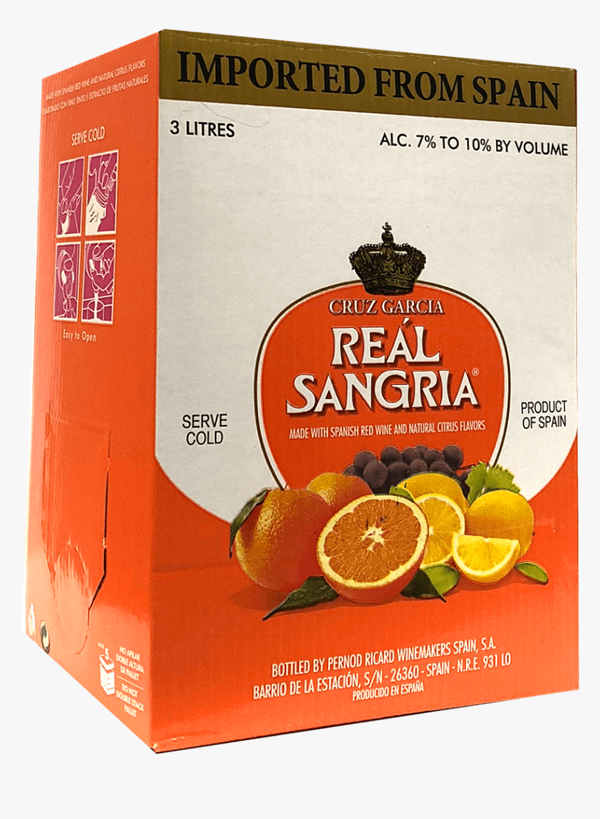 Cruz Garcia Real Sangria - Real Sangria, HD Png Download