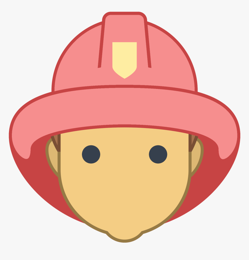 Firefighter Clipart Male Firefighter - Casco De Bomberos Png, Transparent Png