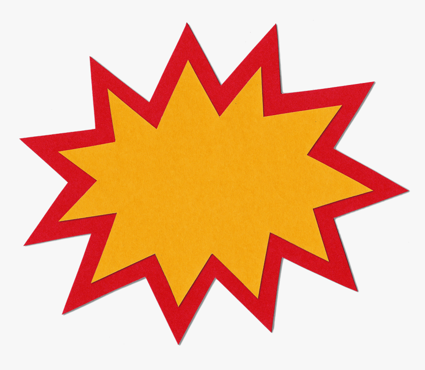 Explosion/bang Shape Representing The Big Bang - Bang Shape, HD Png Download