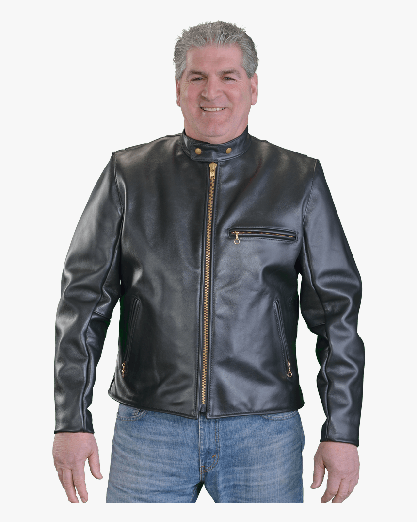 Model D Black Leather - Vanson Leathers Model B, HD Png Download