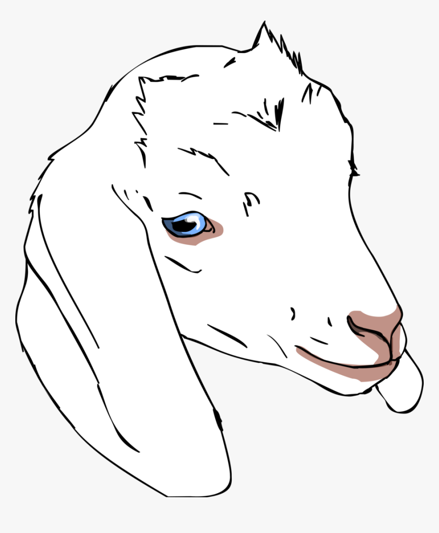 Draw A Goat Head, HD Png Download