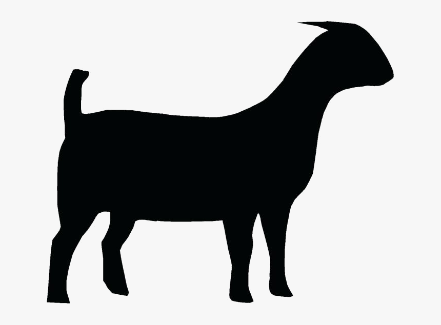 Goat Boer Clipart Clip Art Free Head Transparent Png - Labrador Retriever Silhouette Png, Png Download