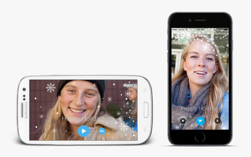 Android Mobile Skype, HD Png Download