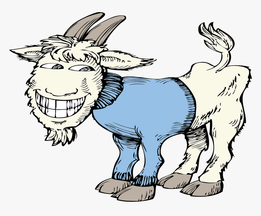 Funny Goat Clipart, HD Png Download