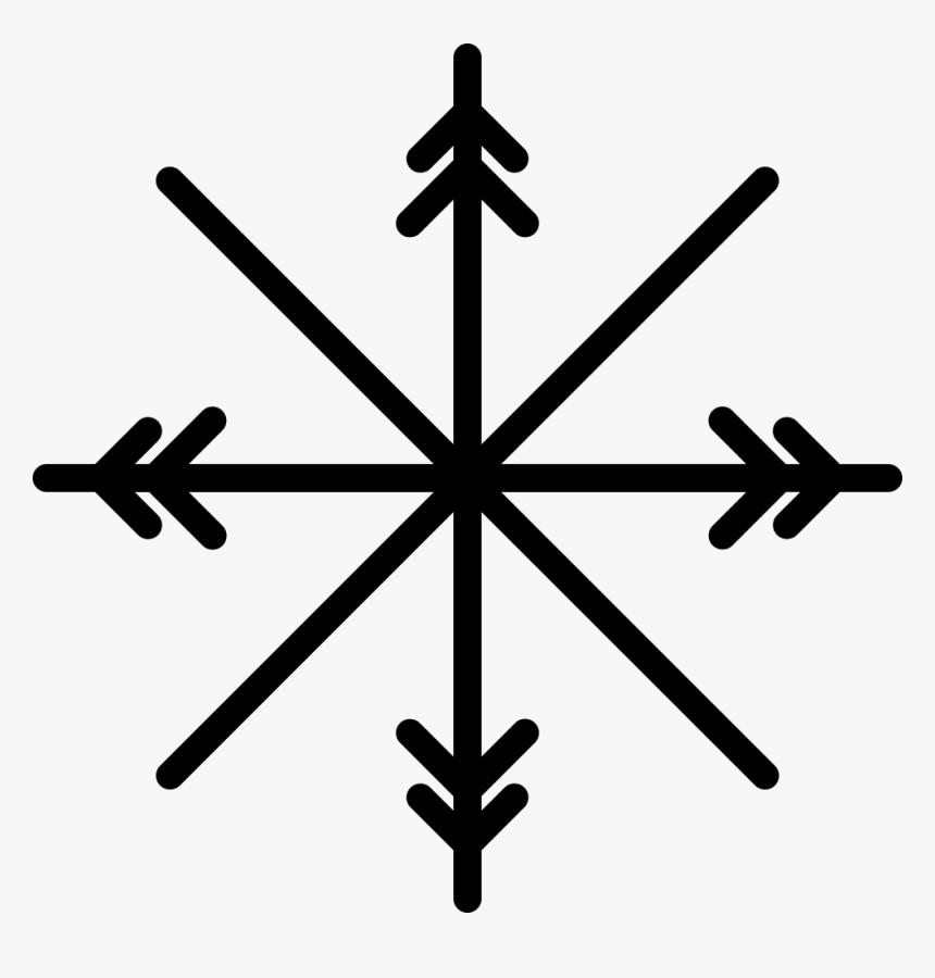 Transparent Snowflake Emoji Png - Viking Compass, Png Download