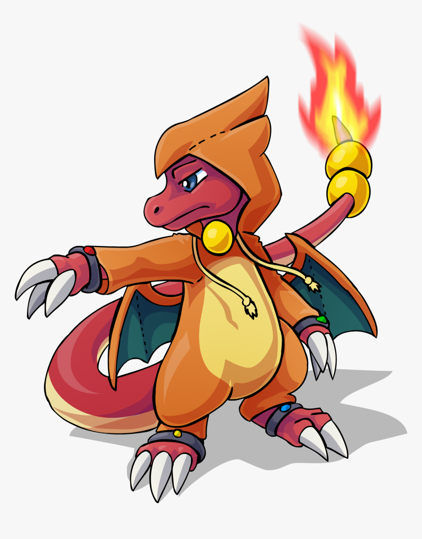 Cyrus - Charmeleon - Charizard Charmeleon Charmander Animado, HD Png Download