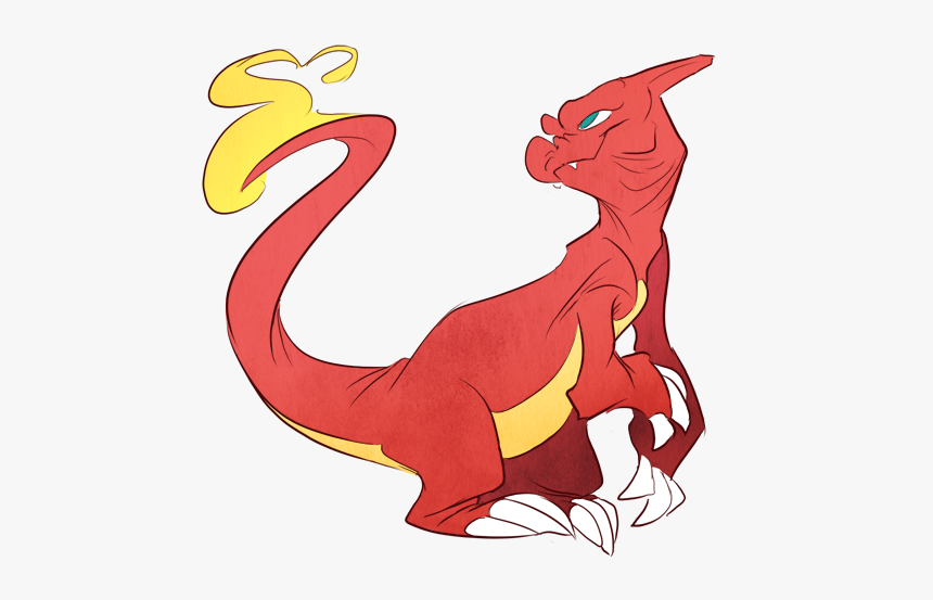 Charmeleonnice, Timid, Lovely charmeleon For A Change - Cartoon, HD Png Download