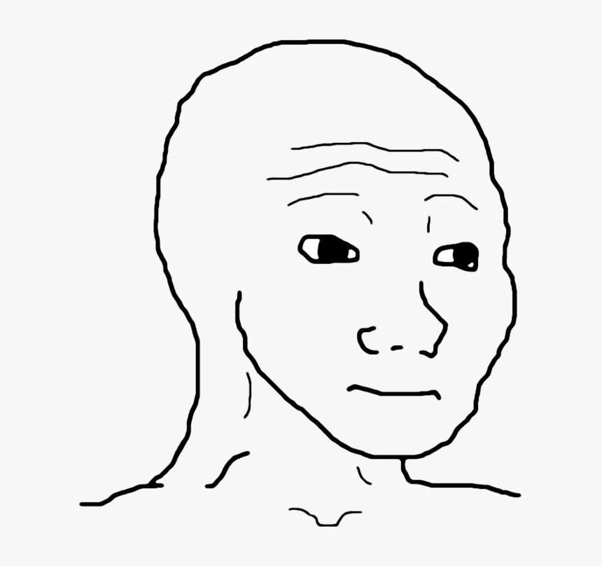 Transparent Wojak Png, Png Download