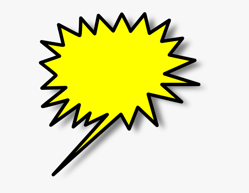 Balao Amerelo Clip Art - Starburst Clip Art, HD Png Download