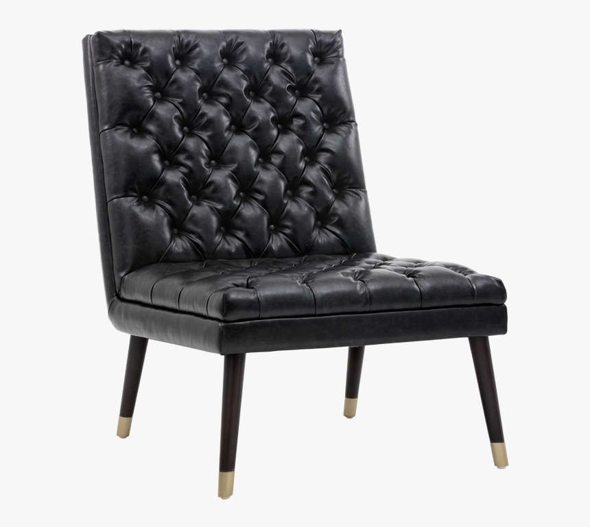 Black Fog Leather - Office Chair, HD Png Download