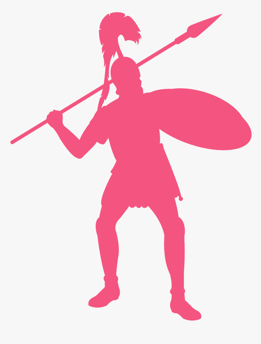 Roman Soldier Clipart Black And White, HD Png Download , Transparent