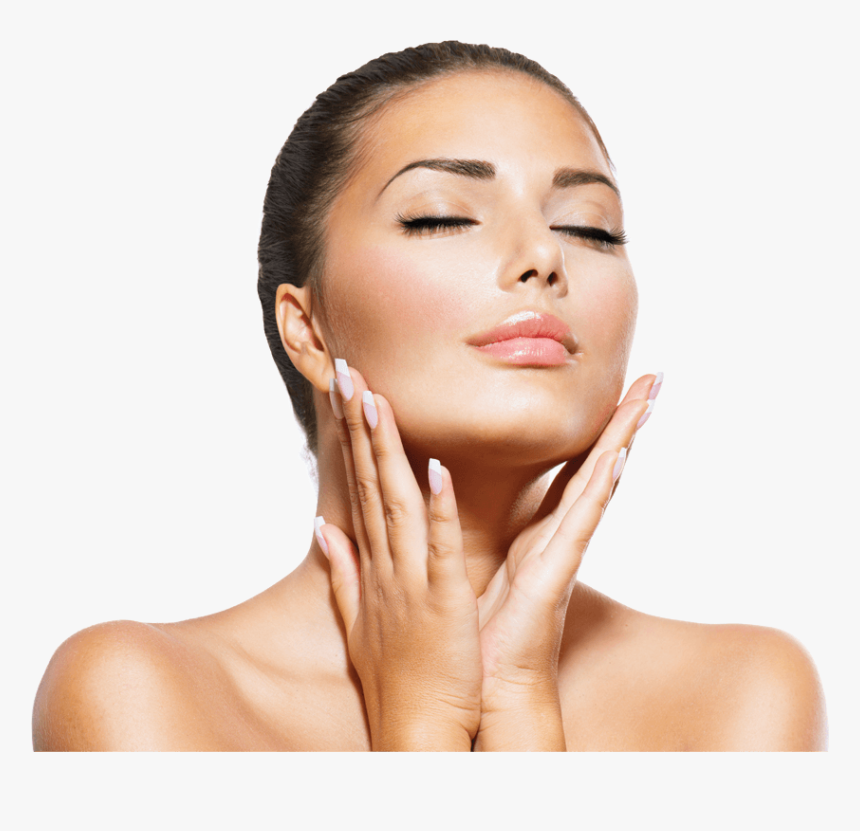Facial Exercise For Younger, Healthier Skin - Beautiful Woman Spa Png, Transparent Png
