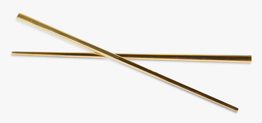 Gold Stainless Steel Chopsticks - Brass, HD Png Download