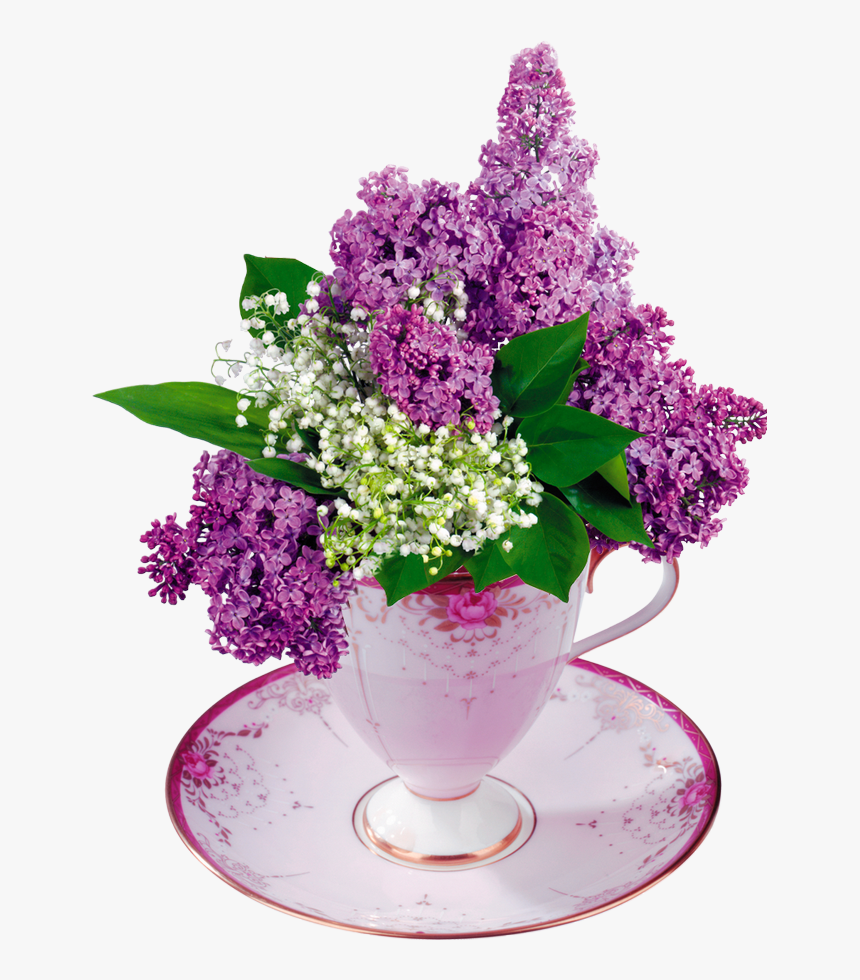 Flower Bouquet Common Lilac - Lilas Flower Png, Transparent Png