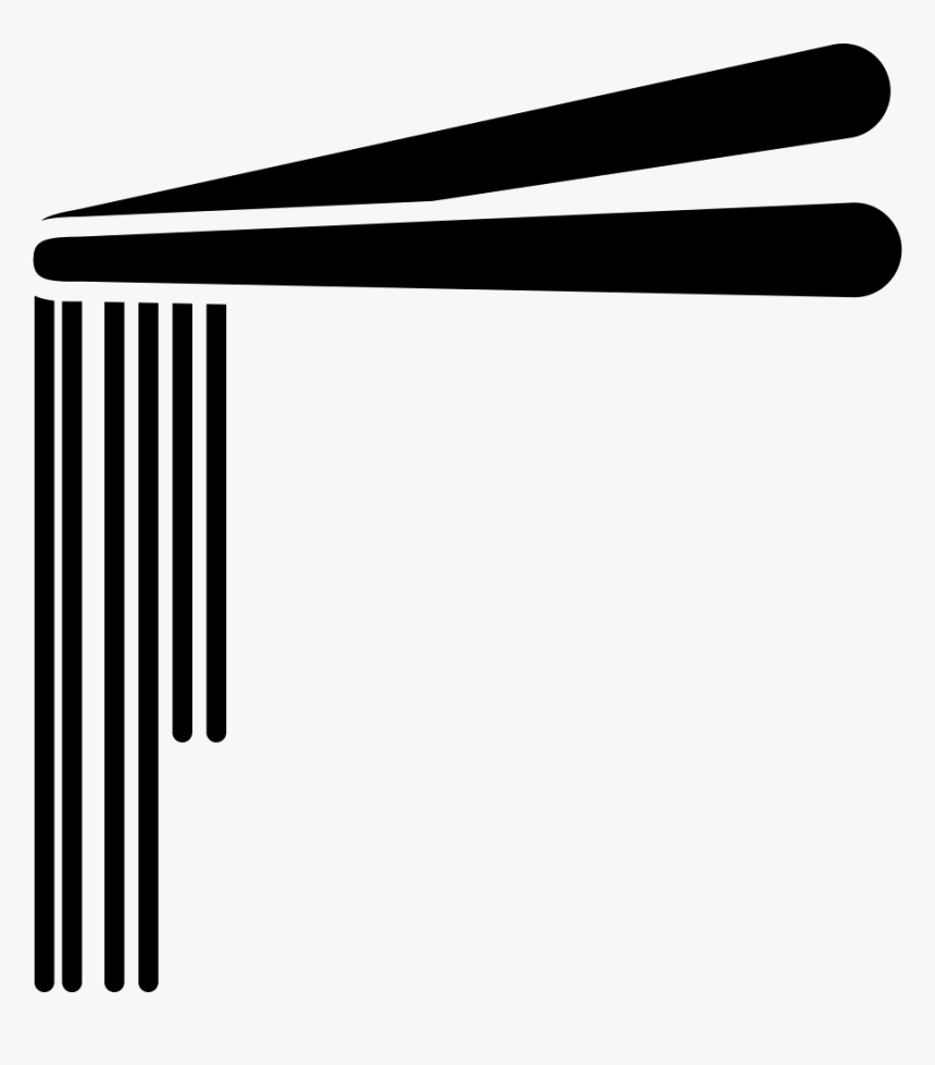Chopsticks With Noodles - Chopsticks With Noodles Icon, HD Png Download