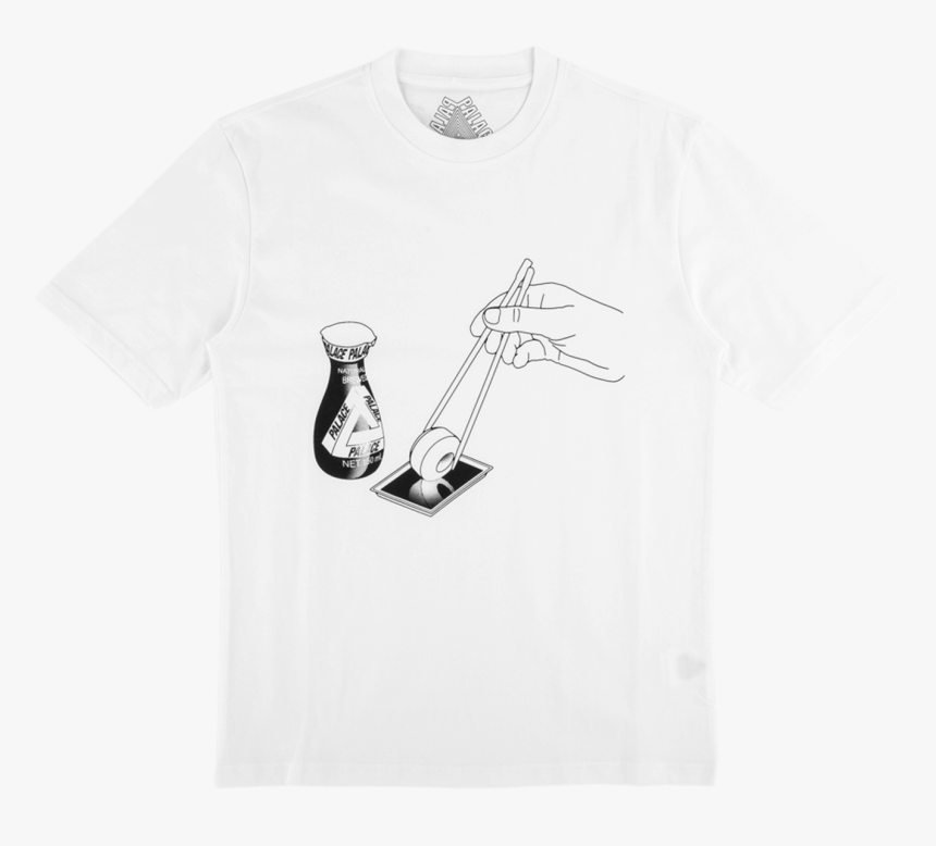 Palace Chopsticks T-shirt - Supreme Heaven And Earth, HD Png Download