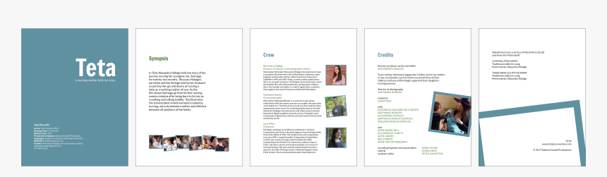 Pages From A Film Press Kit, Including A Title Page,, HD Png Download
