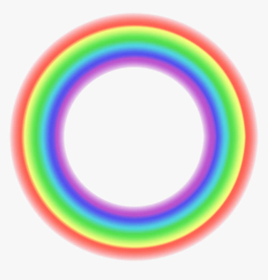 #rainbow #ring #circle #shape #png #effects - Circle, Transparent Png