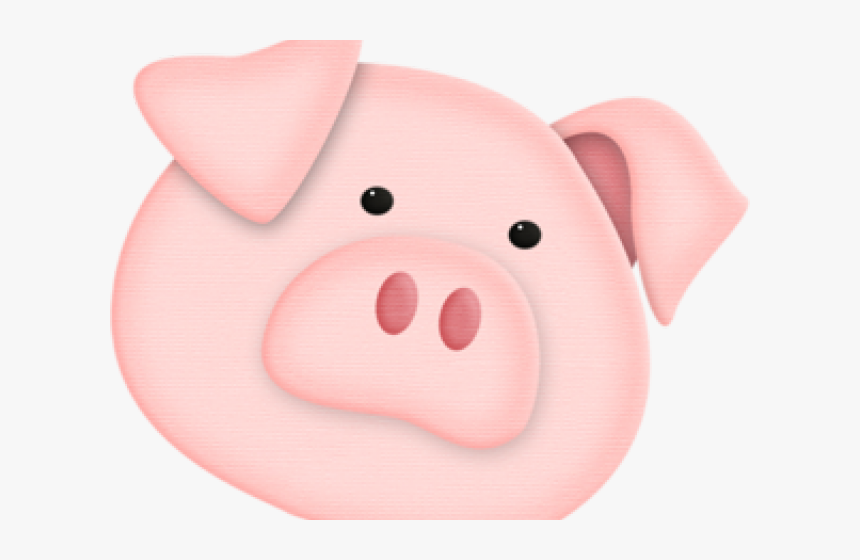 Head Clipart Pig - Stuffed Toy, HD Png Download