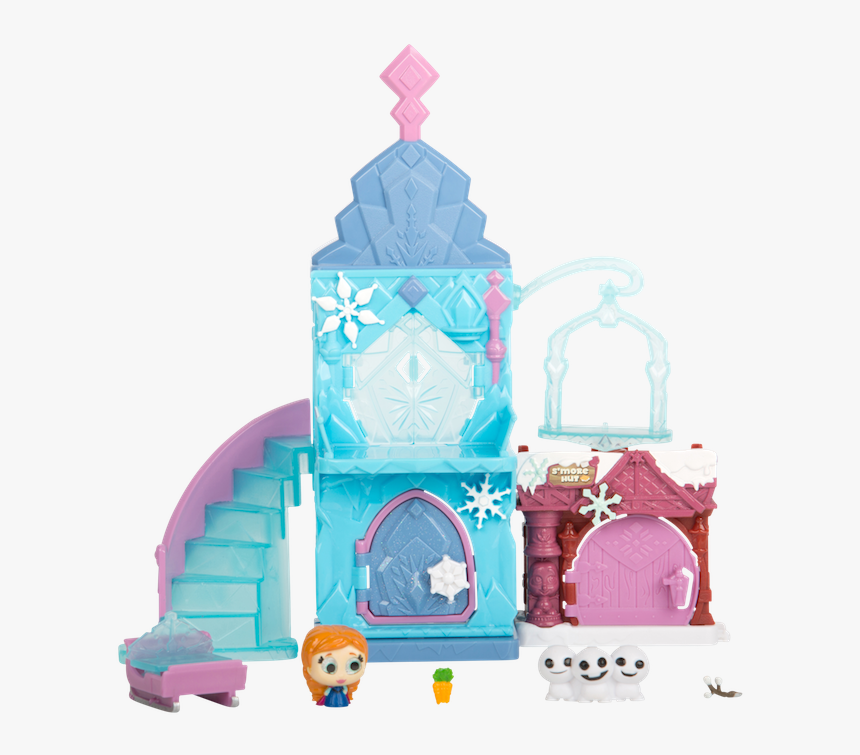 Frozen Ice Castle Multi Stack Playset - Disney Doorables Frozen Castle, HD Png Download