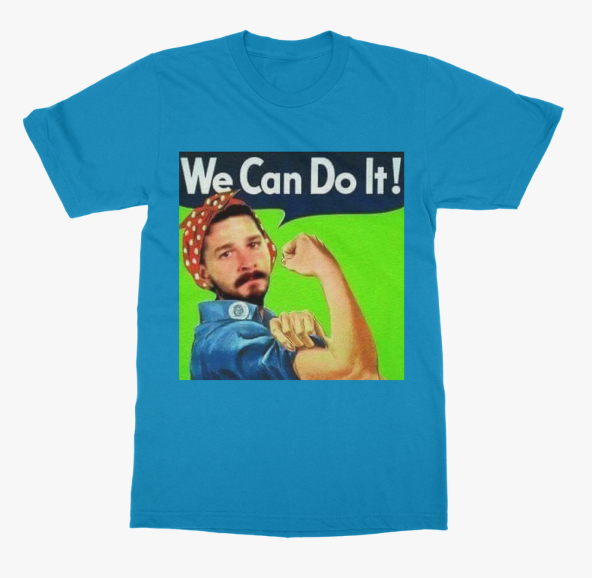 We Can Do It Meme ﻿classic Adult T-shirt 
 Class - World War Patriotism Propaganda, HD Png Download