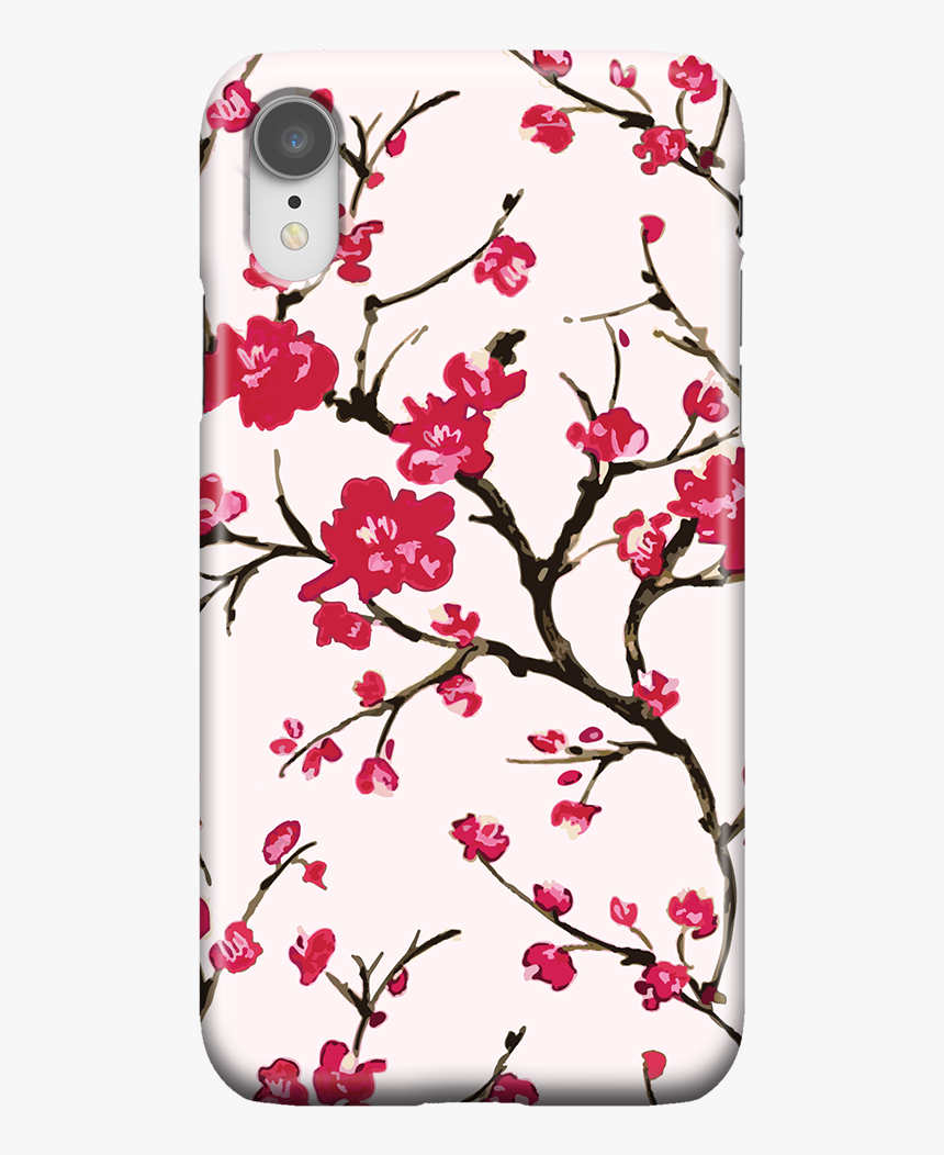 Cherry Blossom Red Pattern, HD Png Download