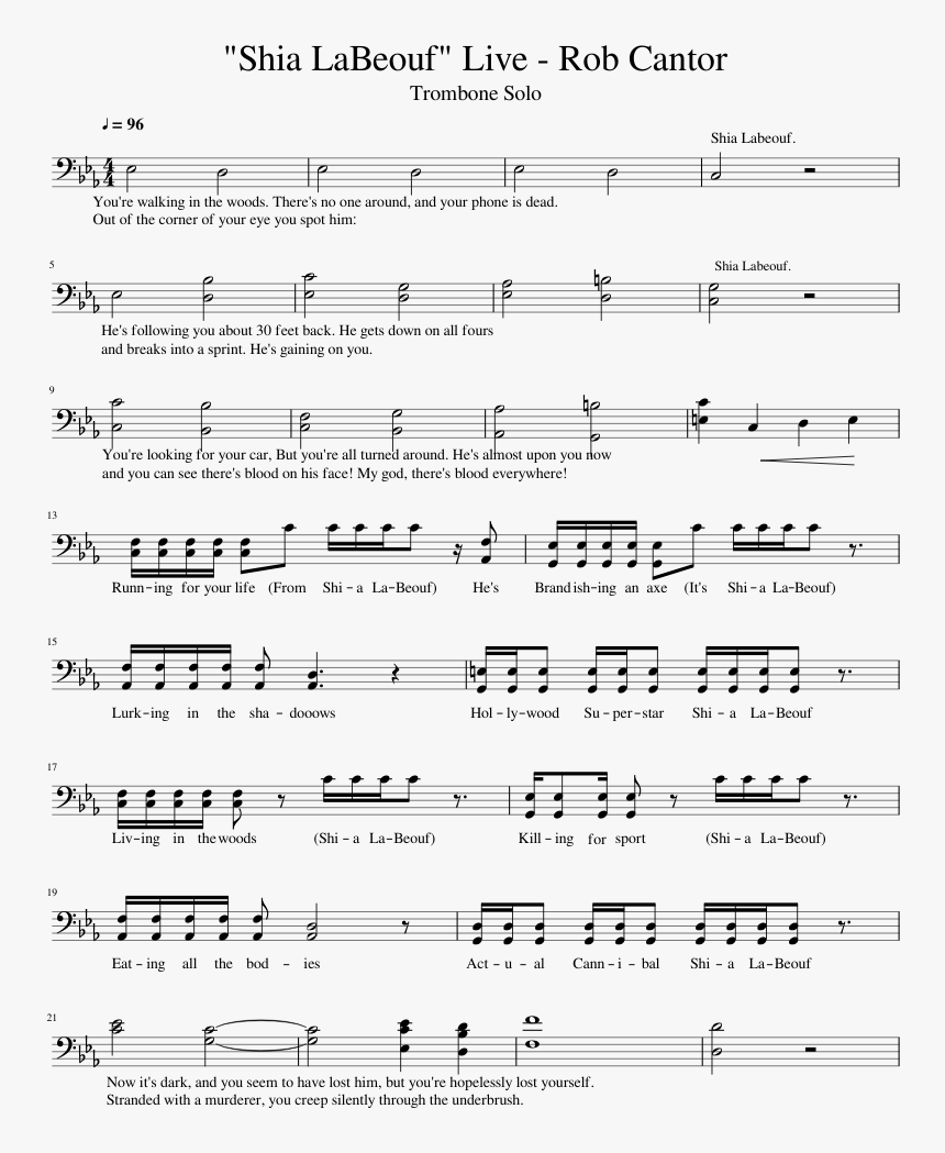 Shia Labeouf Piano Solo, HD Png Download