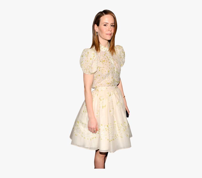 Sarah Paulson The Cinema Society With Fiji Water & - Girl, HD Png Download