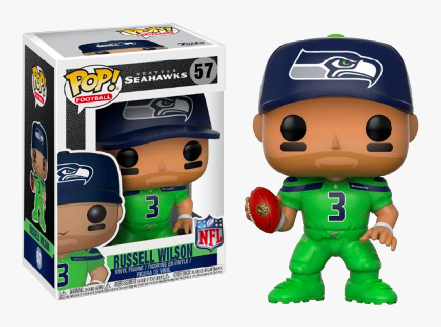 Nfl Funko Pop , Png Download - Russell Wilson Funko Pop, Transparent Png