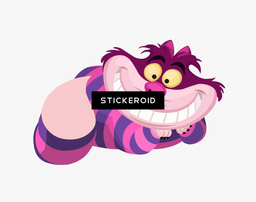 Alice In Wonderland Disney - White Rabbit And Cheshire Cat, HD Png Download