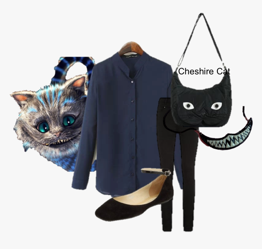 Alice In Wonderland, Bag, And Cat Image - Daughter Of Cheshire Cat Descendants Oc, HD Png Download