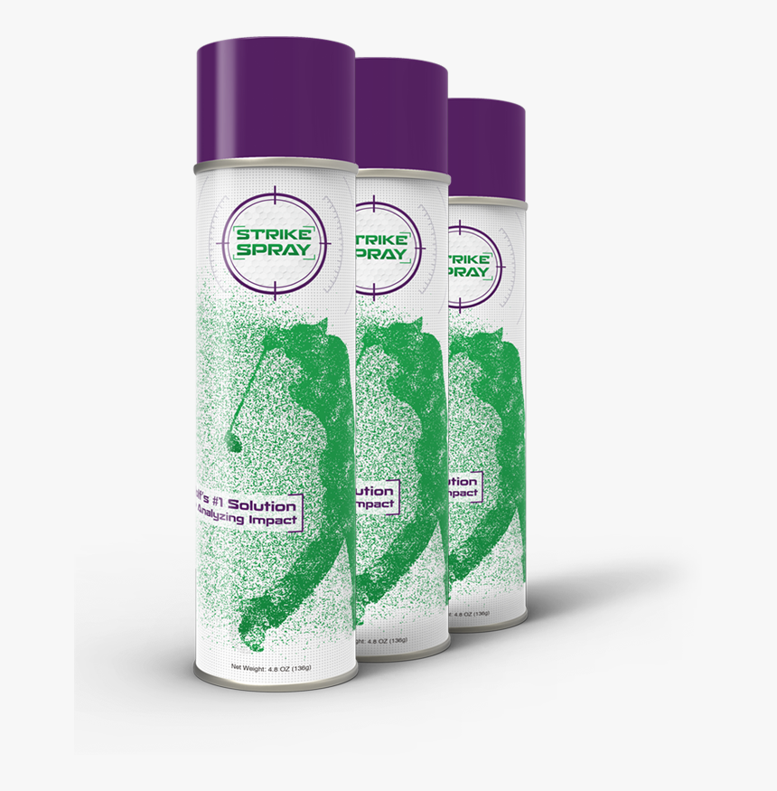 Transparent Spray Can Png - Strike Spray Golf, Png Download