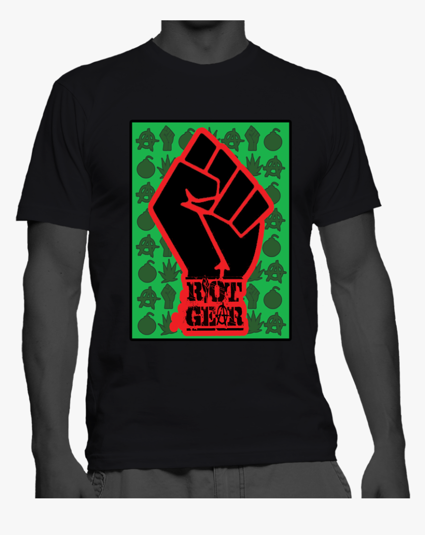 Riot Gear Power Fist - Black Power, HD Png Download