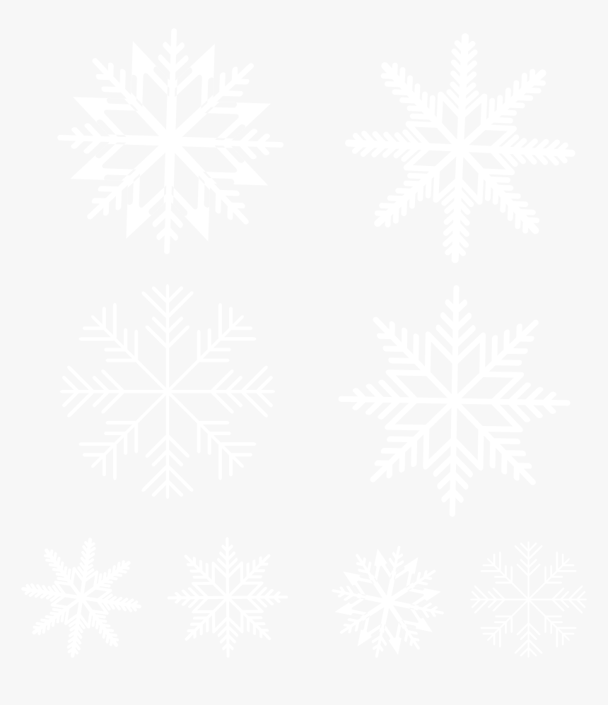 Snowflakes Png Clip Art, Transparent Png