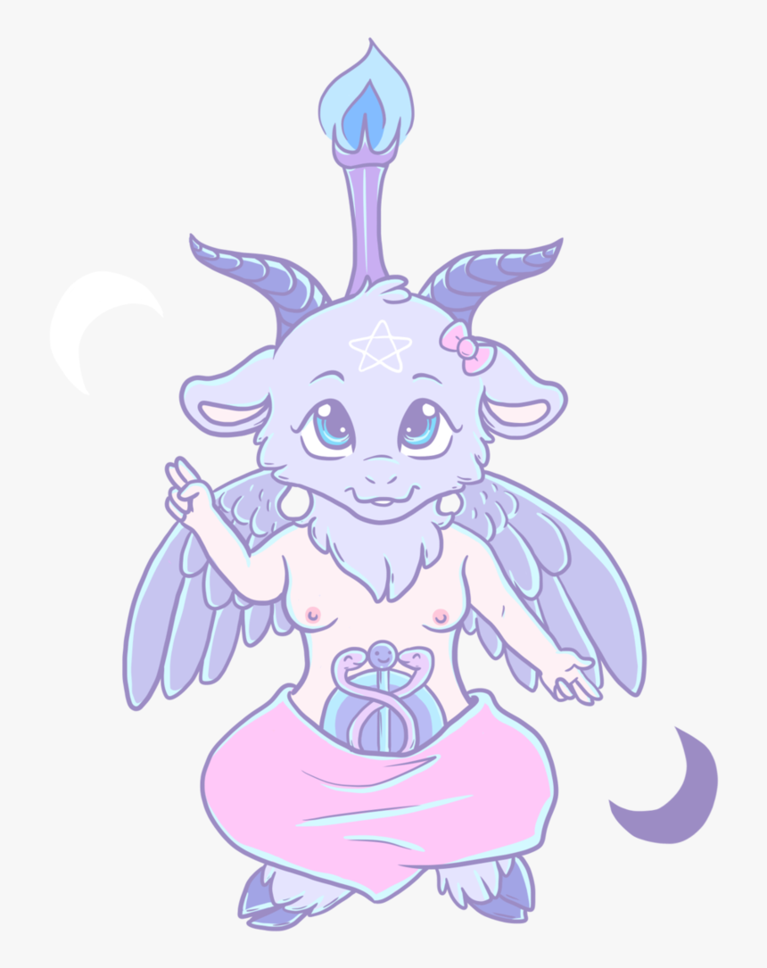 Pastel Goth Baphomet, HD Png Download