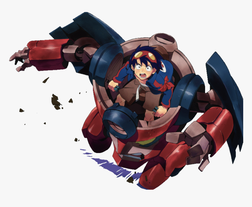 Gurren Lagann - Tengen Toppa Gurren Lagann Lagann, HD Png Download