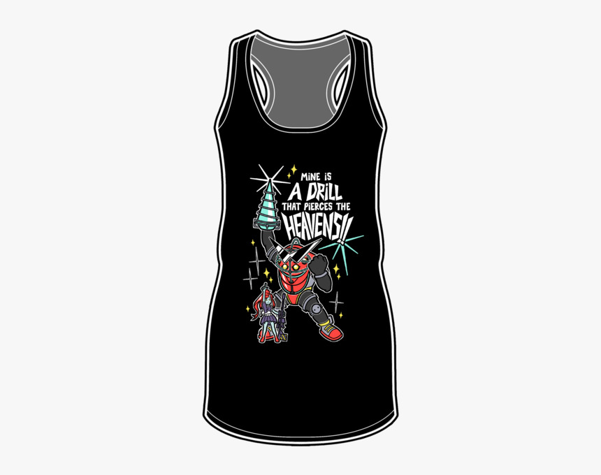 Bio Lagann Racerback Tank Top - Active Tank, HD Png Download