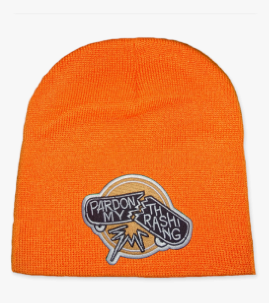 Pardon My Thrashing Non Cuffed Winter Hat Orange - Beanie, HD Png Download