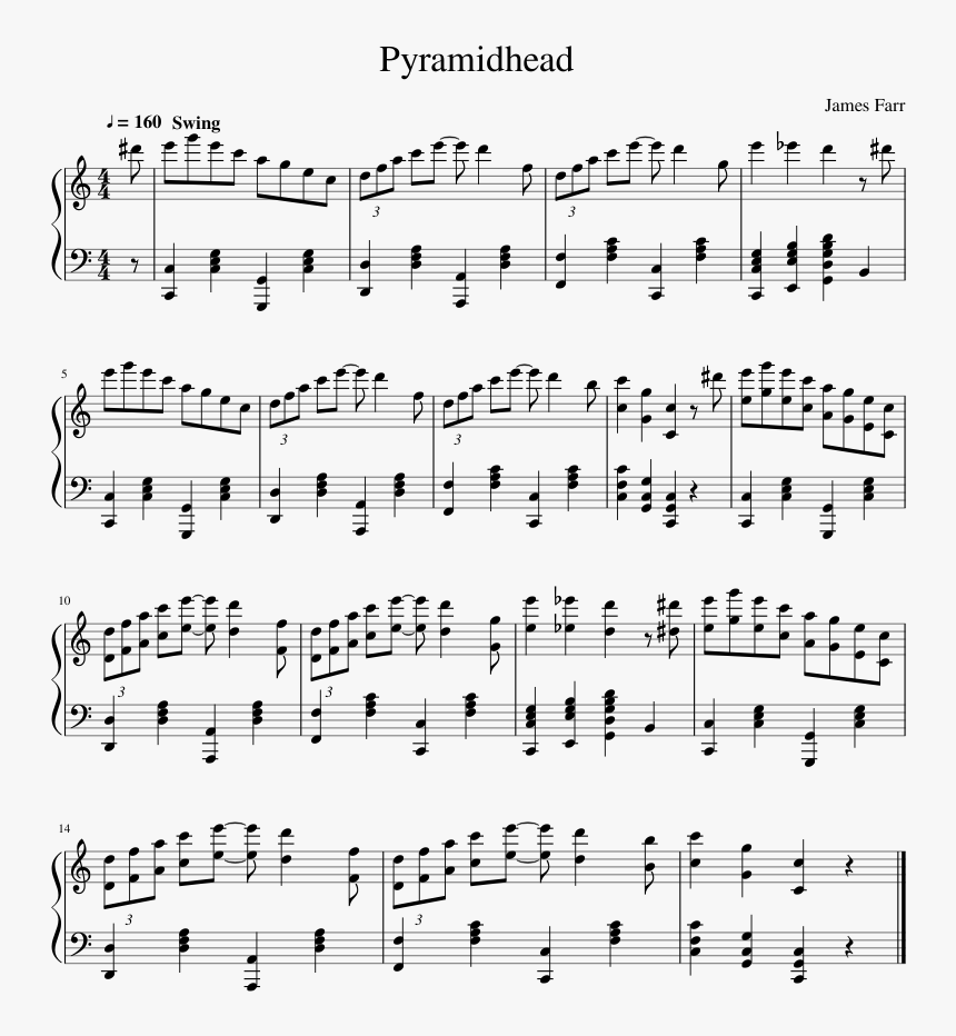 King Of The Clouds Sheet Music, HD Png Download