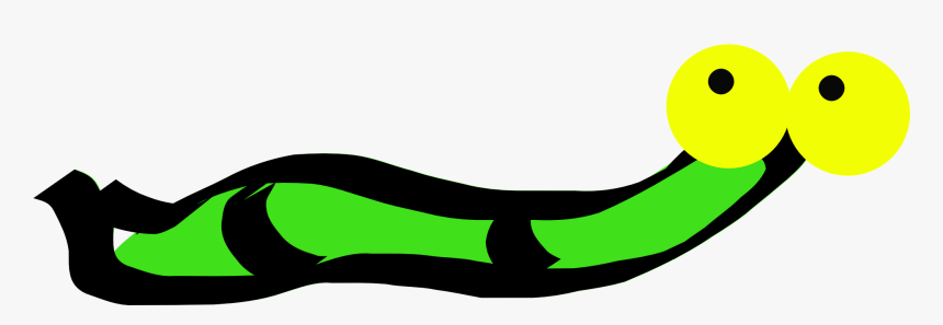 Worm Funny Eyes Drawing - Marine Worms Clipart, HD Png Download