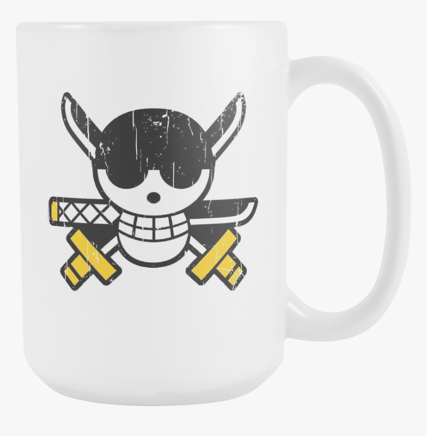 15oz Coffee Mug - Png One Piece Logo Zoro, Transparent Png