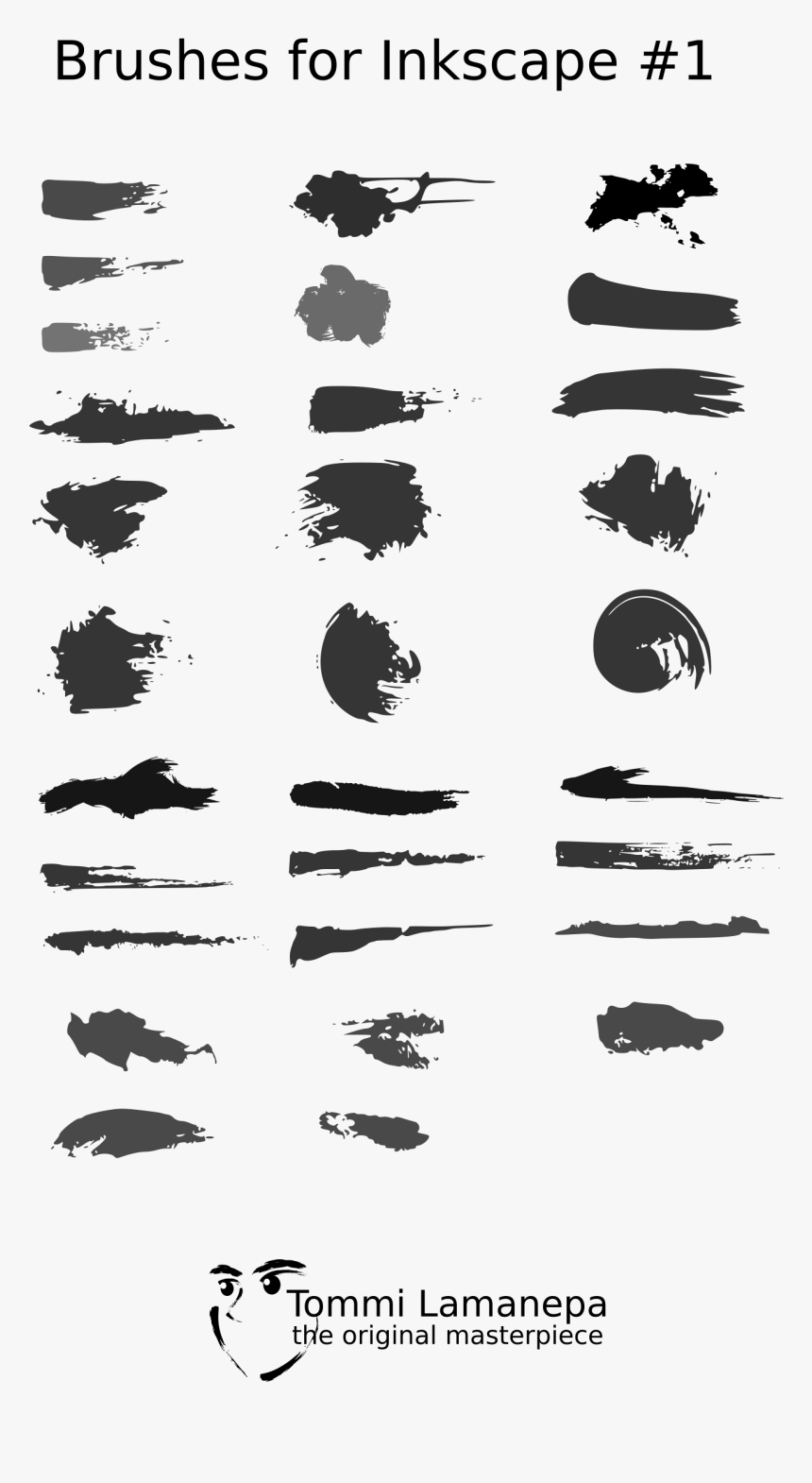 Brushes Clip Arts Inkscape Brushes, HD Png Download , Transparent Png