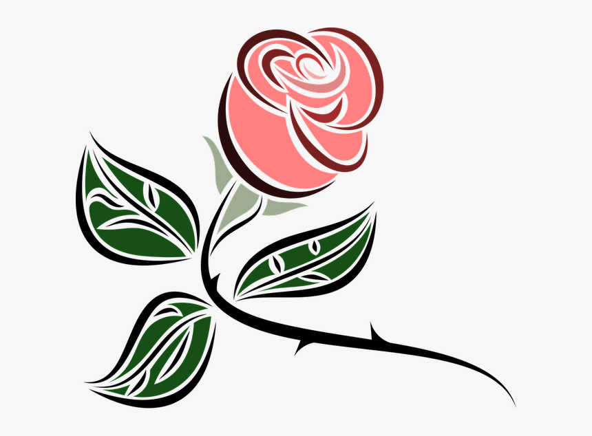Flower, Foliage, Leaf, Leaves, Pink, Plant, Rosa, Rose - Golden Rose Clip Art, HD Png Download