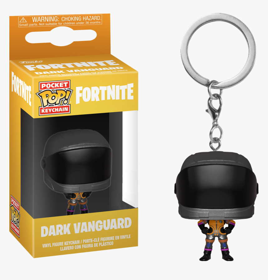 Dark Vanguard Pocket Pop Vinyl Keychain - Fortnite Pop Vinyl Keychain, HD Png Download