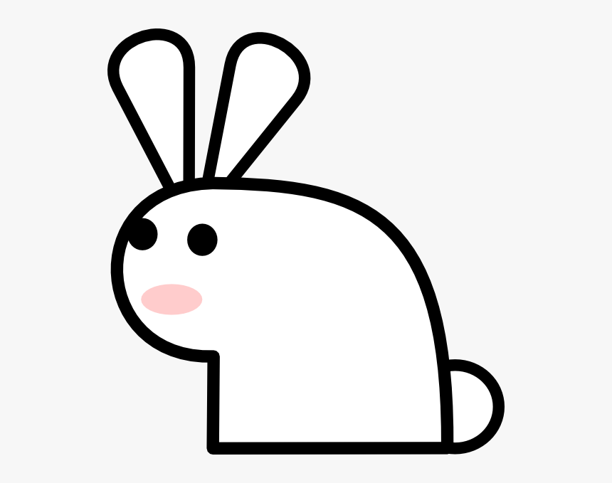 Rabbit Svg Clip Arts - Rabbit Clip Art, HD Png Download