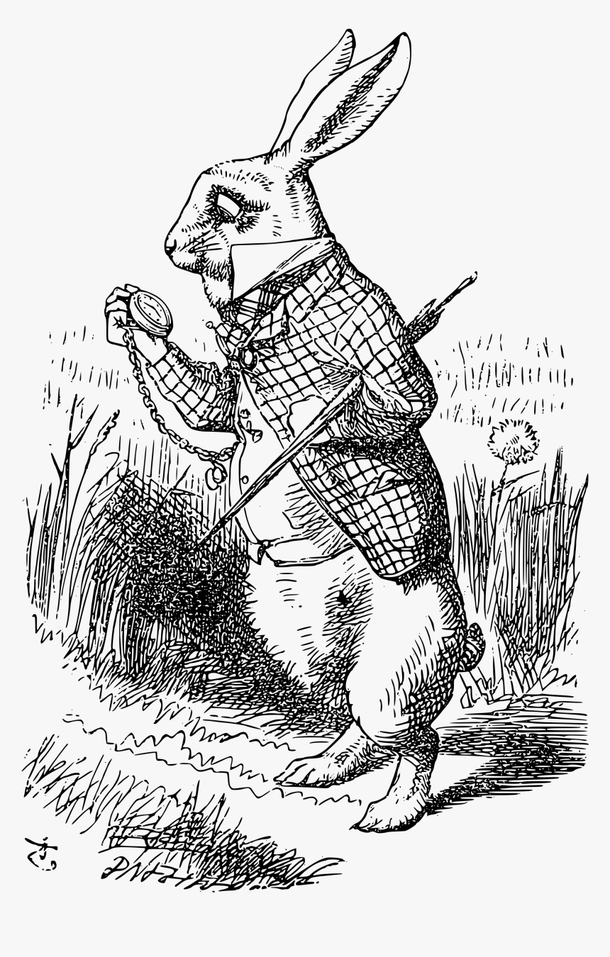 John Tenniel White Rabbit, HD Png Download